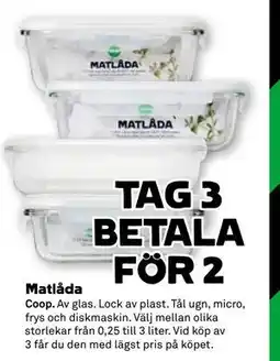 Stora Coop Matlåda erbjuda
