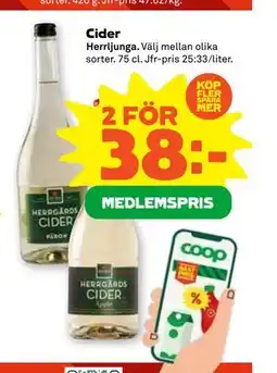 Stora Coop Cider erbjuda