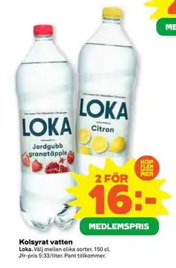Stora Coop Kolsyrat vatten erbjuda