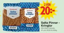 Matöppet Salta Pinnar Kringlor erbjuda