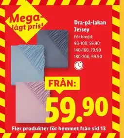 Lidl Dra-på-lakan Jersey erbjuda