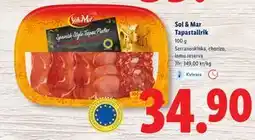 Lidl Sol & Mar Tapastallrik erbjuda