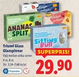Lidl Triumf Glass Glasspinnar erbjuda