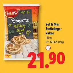 Lidl Sol & Mar Smördegskakor erbjuda