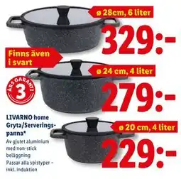 Lidl LIVARNO home Gryta/Serveringspanna erbjuda