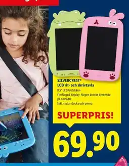 Lidl SILVERCREST LCD rit- och skrivtavla erbjuda