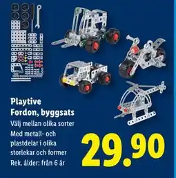 Lidl Playtive Fordon, byggsats erbjuda