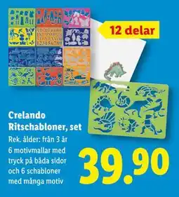 Lidl Crelando Ritschabloner, set erbjuda