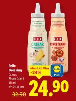 Lidl Felix Dressing erbjuda