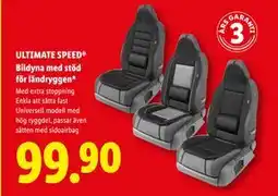 Lidl ULTIMATE SPEED Bildyna med stöd för ländryggen erbjuda