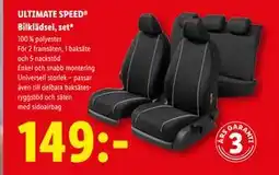Lidl ULTIMATE SPEED Bilklädsel, set erbjuda