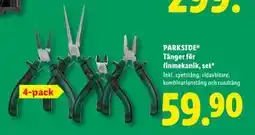 Lidl Tänger för finmekanik, set erbjuda