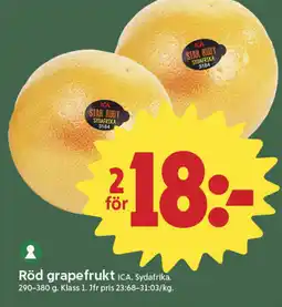 ICA Nära ICA Röd grapefrukt erbjuda