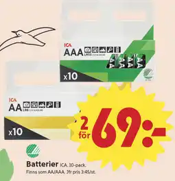 ICA Nära ICA Batterier erbjuda