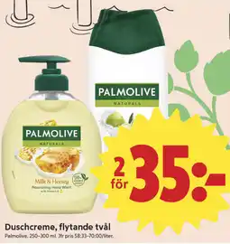 ICA Nära PALMOLIVE Duschcreme, flytande tvål erbjuda