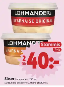 ICA Nära LOHMANDERS Såser erbjuda