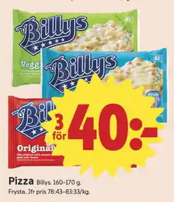 ICA Nära BILLYS Pizza erbjuda