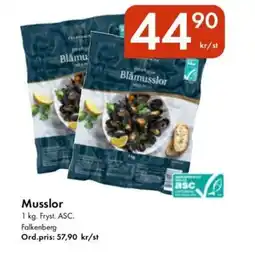 Snabbgross Musslor erbjuda