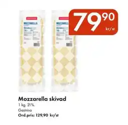 Snabbgross GASTRINO Mozzarella skivad erbjuda