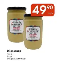 Snabbgross BORNIER Dijonsenap erbjuda