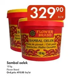 Snabbgross FLOWER BRAND Sambal oelek erbjuda