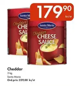 Snabbgross SANTA MARIA Cheddar erbjuda