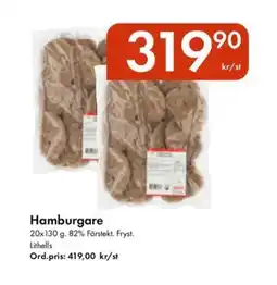 Snabbgross Hamburgare erbjuda