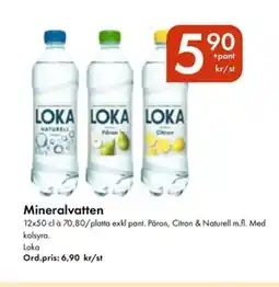 Snabbgross LOKA Mineralvatten erbjuda