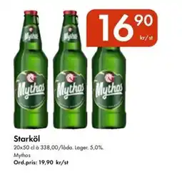 Snabbgross MYTHOS Starköl erbjuda