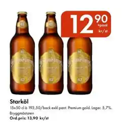 Snabbgross Starköl erbjuda