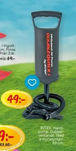 Leklust INTEX Hand- pump erbjuda