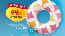 Leklust INTEX Badring erbjuda