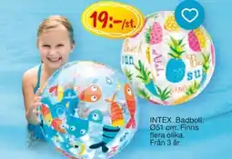 Leklust INTEX Badboll erbjuda