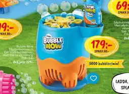 Leklust BUBBLE WOW Såpbubbelmaskin. erbjuda