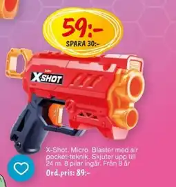 Leklust X-SHOT Micro erbjuda