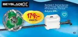 Leklust BEYBLADE X Startset Spinner erbjuda