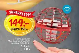 Leklust Flying spinner erbjuda