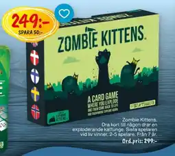 ZOMBIE KITTENS Dra kort till någon drar en exploderande kattunge