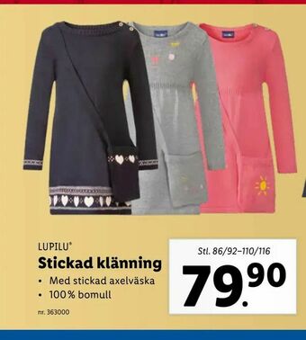 Lidl Stickad klänning erbjuda