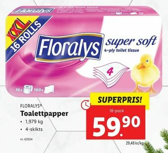 Lidl Toalettpapper erbjuda