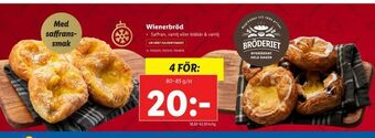 Lidl Wienerbröd erbjuda