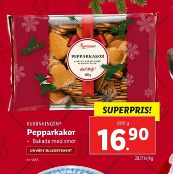 Lidl Pepparkakor erbjuda