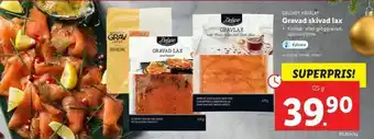 Lidl Gravad skivad lax erbjuda