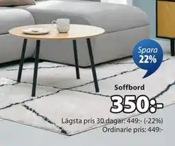 JYSK NYBO soffbord erbjuda