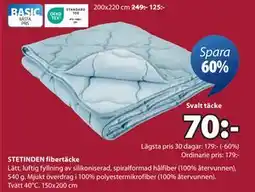 JYSK STETINDEN fibertäcke erbjuda