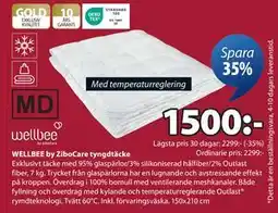 JYSK WELLBEE by ZiboCare tyngdtäcke erbjuda