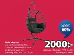 JYSK BORK hängstol erbjuda