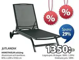 JYSK HANSTHOLM solsäng erbjuda