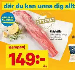 City Gross Fläskfilé erbjuda