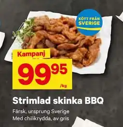City Gross Strimlad skinka BBQ erbjuda